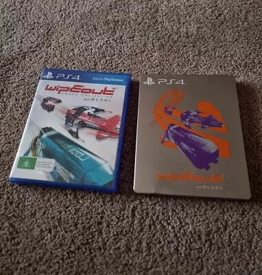 WipEout Omega Collection 2017 Sony PlayStation 4 Game & Steelbook HD 2048 PS4 • $109.89