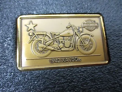 GENUINE HARLEY-DAVIDSON 1942 XA 750cc BRONZE INGOT WITH CERTIFACATE • $16