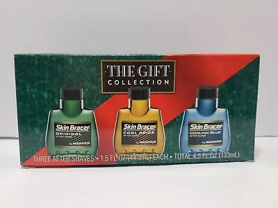 Vintage Skin Bracer Gift Collection 3 After Shaves Original Cool Spice & Blue  • $29.95