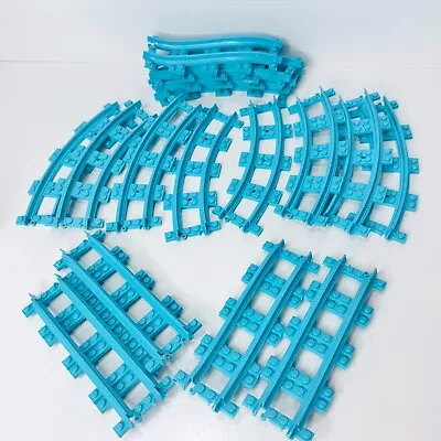 Lego Friends Roller Coaster / Train Tracks X 12 From 41130 Blue Plus 4 Spare • $24.95