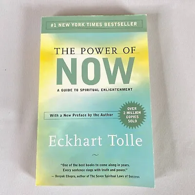 Eckhart Tolle Paperback Book Self-Help Spiritual Enlightenment The Power Of Now  • $9.95