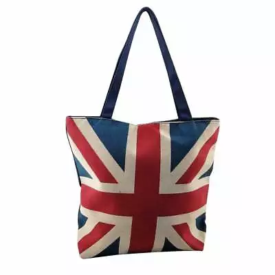 Union Jack Shopping Bag With Zip   UK Seller • £9.99