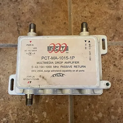 PCT Multimedia Drop Amplifier PCT-MA-1015-1P Passive Return • $32.18