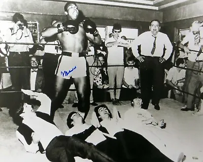 Muhammad Ali Signed Autographed 16X20 Photo Famous With The Beatles OA • $1299.99