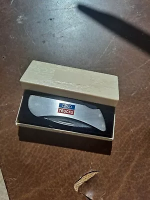 Zippo Cut About Pocket Knife FORD TRUCKS Logo New Condition With White Box • $11.55