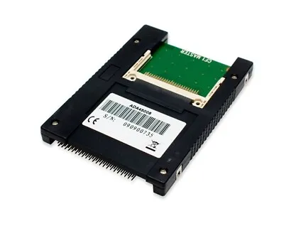 Dual Compact Flash CF To 44 Pin IDE/PATA 2.5  Adapter Enclosure Black SD-ADA... • $15.99