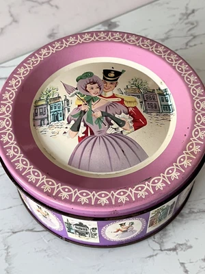 £2 • Buy Vintage Mackintosh's Quality Street Empty Tin Apprx 18cm Diameter Fair Condition