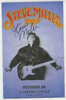 Steve Miller Autographed Concert Poster • $24.50