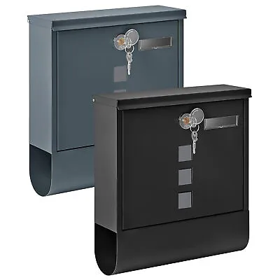 Post Box | Wall Mounted Letterbox | Mailbox | Letter Box | Nameplate | Lock  • £19.99