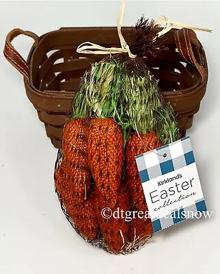 Kickland's Garden Orange Carrots Vase Filler Home Decor Farmhouse Spring Easter • $9.99