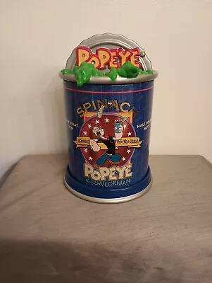Popeye Tin/Ceramic Cookie Jar 10  Vandor Comic Character Untested  • $49.99