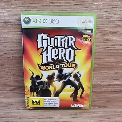 Guitar Hero: World Tour - Microsoft Xbox 360 Game - With Manual • $14.90