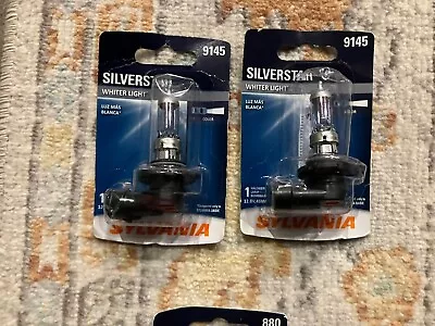 Sylvania Silverstar H10 9145 45W Two Bulbs Fog Light Replacement Stock Plug Play • $32