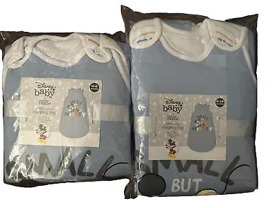 Disney Mickey Mouse Sleeping Bag Growbag  2.5 Tog 0-6 Or 6-18 Months BNWT • £14.99