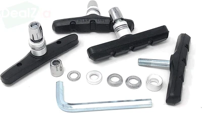 $13.89 • Buy Universal V-Brake Blocks With Hex Nut And Shims, No Noise No Skid 2 Pairs Set