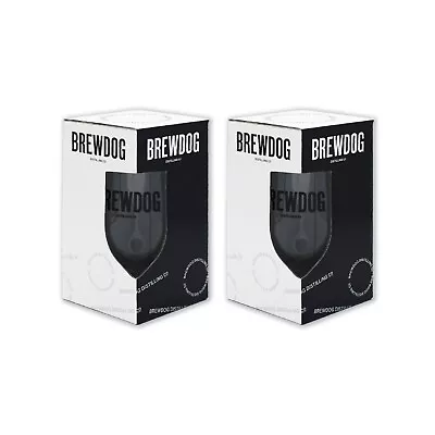 £9.99 • Buy 2 X Brewdog 1/2 Pint Beer Glass In Gift Box Brand New Party Bar Crafted