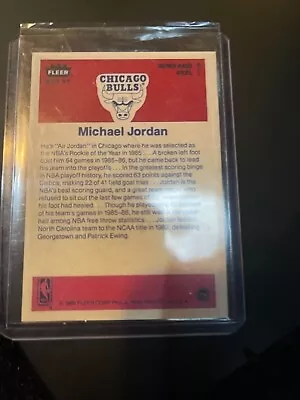 Michael JORDAN #8-1986 FLEER Basketball Sticker • $280