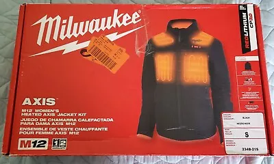 Milwaukee 234B-21S 12V Women's Heated AXIS Jacket Kit Black (SMALL) • $139.99