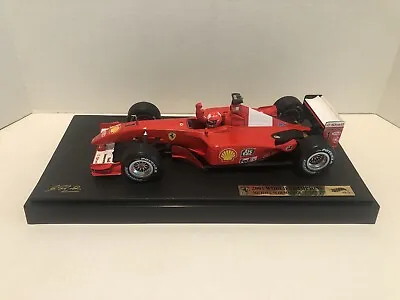 1:18 HotWheels 2001 Michael Schumacher #1 Ferrari F2001 World Champions #20730 • $119.98