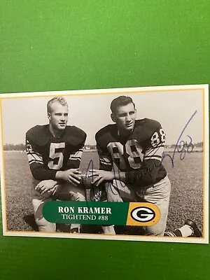 Ron Kramer Green Bay Packers Autograph Card • $8.99