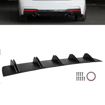 $39.95 • Buy Black Lower Rear Lip Bumper Diffuser Spoiler Spoiler For VW GOLF VII 7 MK7 GTI