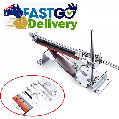 Knife Sharpener Sharpening Tools Fix-angle With 4 Stones Whetstone 120# To 1500# • $50.34