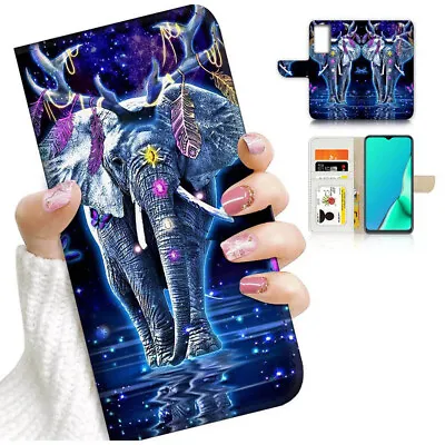 ( For Optus X Sight 2 ) Wallet Flip Case Cover AJ24491 Spirit Elephant • $12.99