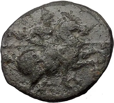 MAGNESIA Ad MAENDRUM 350BC Warrior Horseman Bull Ancient Greek Coin I31773 • $70