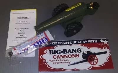 Big-Bang Cannons Military Green Cannon - Toy Cannon Does Not Fire Projectiles • $89.88