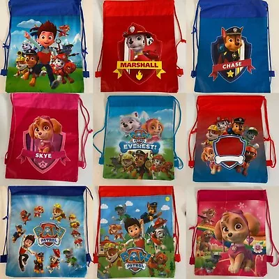 Cute Cartoon Drawstring Bag Library Girls Boys School Bag Children Kids Backpack • $10.66