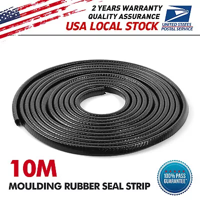 10 Meter Rubber Sealing Strip Car Door Trunk Edge Trim U Channel Weatherstrip • $15.99