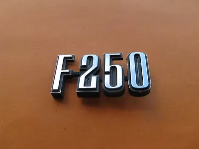 73 74 75 76 Ford F-250 Side Vintage Emblem Logo Badge Symbol Sign Used Oem 39559 • $19