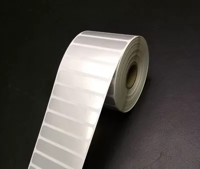 Silver Polyester/Mylar Thermal Printer Label Roll 2.5  X 0.5 1  CoreQTY 2000 • $77