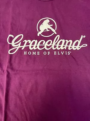 Elvis Presley Graceland Men’s Size Large Tee Shirt Crewneck Home Of Elvis EUC • $17.50