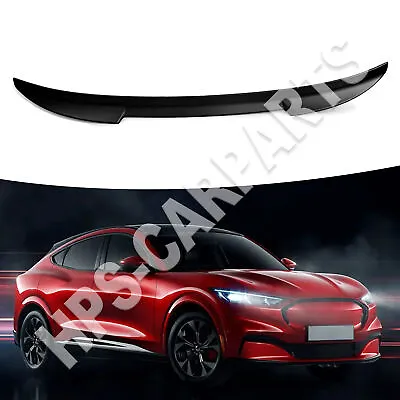 Rear Trunk Spoiler Wing For Mustang Mach-E 2021 2022 Accessories (Matte Black) • $56.99