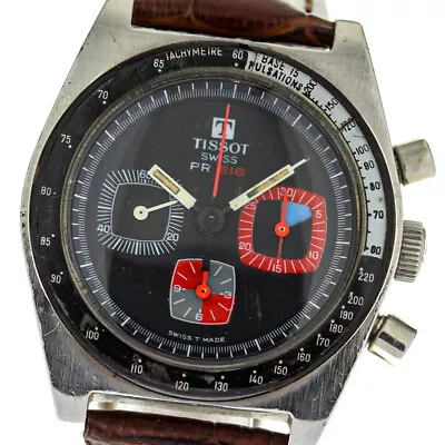 TISSOT PR516 40528-1X Chronograph Cal.871 Hand Winding Men's Watch_704370 • $1219.68