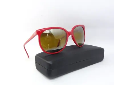 Vuarnet 002 4002 Red Cateye 002 Sunglasses Skilynx  Glacier Glass Lens • $186.15