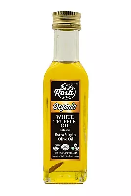 De La Rosa Organic White Truffle Oil Vegan Kosher & More |  3.4Oz (Pack Of 1) • $19.79