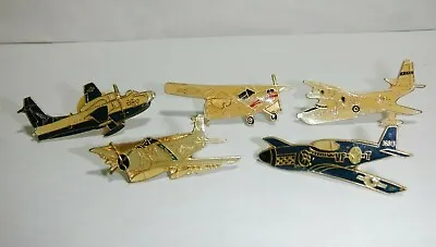 ~5~ Wwii U.s. Military Aircraft Hat Lapel Pins Prop Planes Airplane Ww2 Vint #16 • $14.95