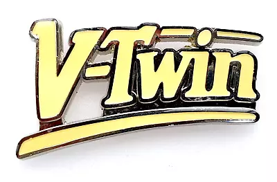 $6.61 • Buy V-Twin, Cream Colour Lapel/hat Pin Badge                                 B011201