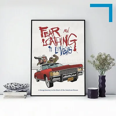 £9.25 • Buy 1998 FEAR AND LOATHING IN LAS VEGAS - Movie Film Poster Print - A3 A4 A5
