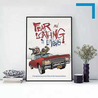 £9.25 • Buy 1998 FEAR AND LOATHING IN LAS VEGAS - Movie Film Poster Print - A3 A4 A5