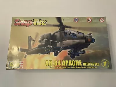 Revell Snap Tite AH-64 Apache Helicopter 1/72 Kit # 85-1183 Ages 8 And Up • $14.99