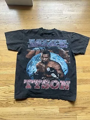 Vintage 90s Mike Tyson Eat Em All Bootleg Rap Tee Mens Size L • $107.50