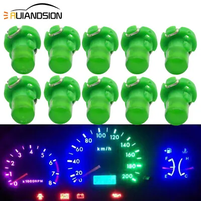 10pcs T3 COB LED Green Dashboard Light Gauge Bulb Map Globe For DC 12V Car Auto • $10.99