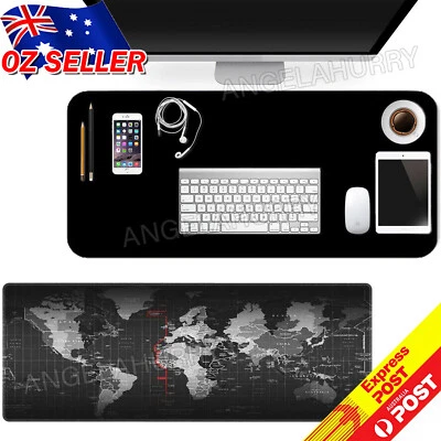 $4.39 • Buy Gaming Mouse Desk Mat Extended Anti-slip Rubber 4 Size Mousepad NEW