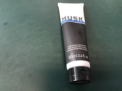 Avon Musk After Shave Conditioner  Him 3.4 Oz New In Tube  • $17