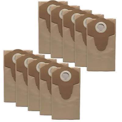 £13.05 • Buy Paper Filter Bags Vacuum Bags 10St Suitable For Parkside PNTS 1300 C3 Ian 270424
