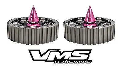 Vms Racing Cam Gear Bolts W/ Spikes Pink For Honda Preldue Dohc H22 H23 • $29.95
