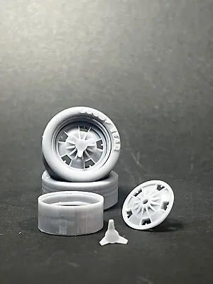 1:24 Scale 18in 4-Piece Resin 3D Printed “Mag” Style Wheel Set For Model Car • $18.99